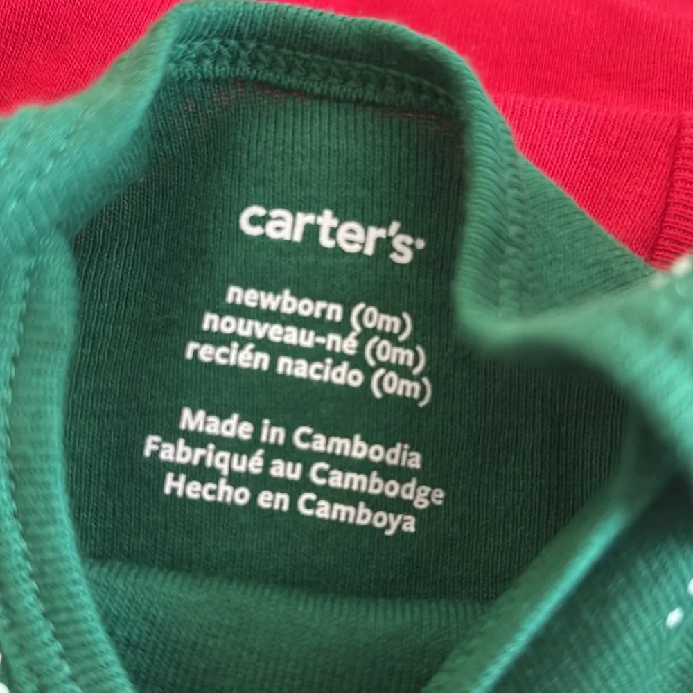 Baby Carter's Christmas Long Sleeve Bodysuit Set